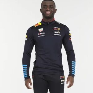 Unisex Castore Navy Red Bull Racing 2024 Team Quarter-Zip Jacket